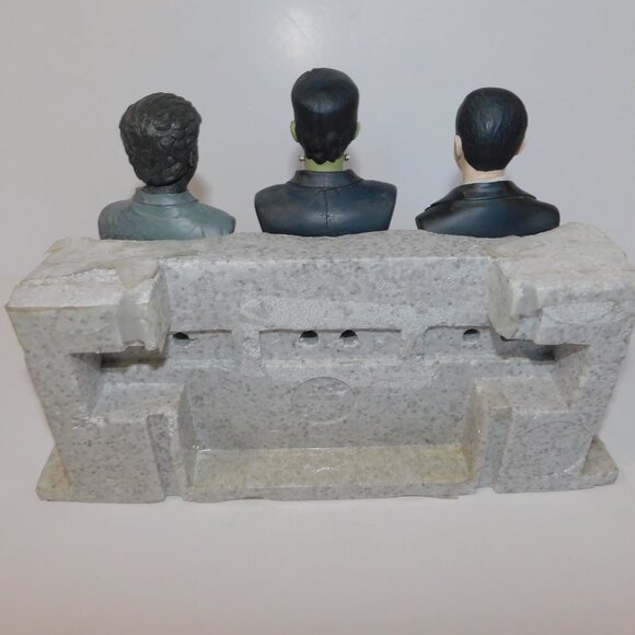 2004 Legacy Collection Frankenstein Dracula Wolf Man Busts Sideshow Collectibles - Picture 7 of 11